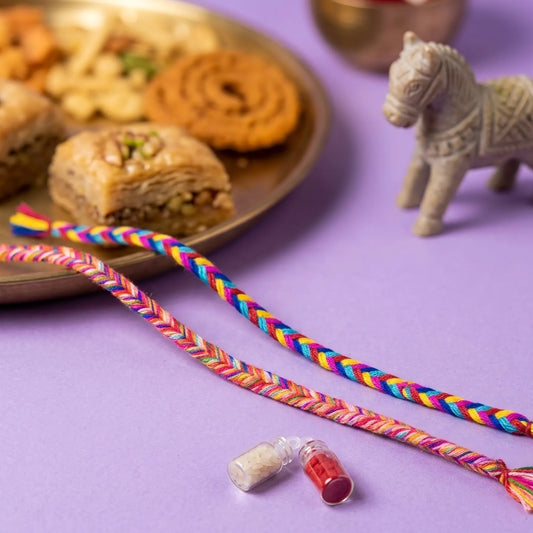 Manan Dori & Sneh Dori | Set of 2 Handmade Rakhi