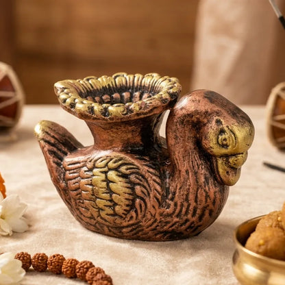 Terracotta Duck Diya Set of 2