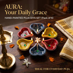 Heart Shaped Diya Pack of 6