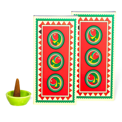STUTI Natural Dhoop Cones | Keora Jasmine (Pack of 2)