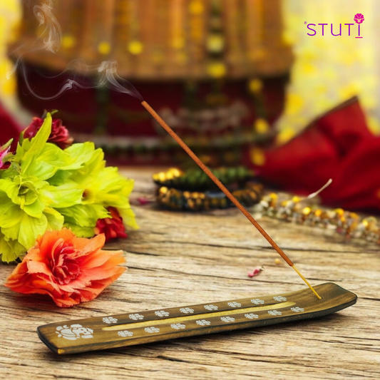 STUTI Premium Agarbatti for Pooja | Lavender Lilly & Divya Dhyaan (Pack of 2)