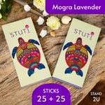 STUTI Natural Bambooless Sticks | Mogra Lavender (Pack of 2)