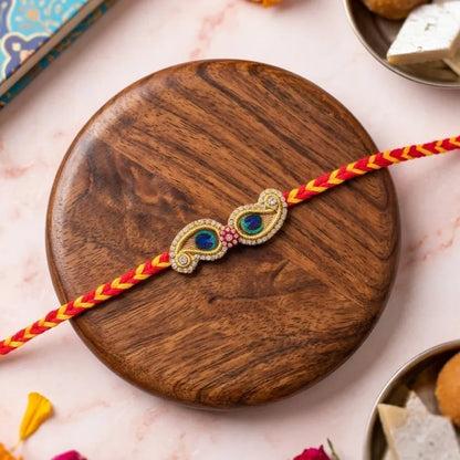 Pankh Dori & Mayur Dori | Set of 2 Handmade Rakhi