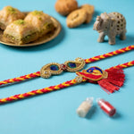 Pankh Dori & Mayur Dori | Set of 2 Handmade Rakhi