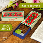 STUTI Natural Dhoop Cones | Keora Jasmine (Pack of 2)