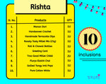STUTI Rishta Rakhi Gift Box | 10 Inclusions