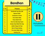 STUTI Bandhan Rakhi Gift Box | 11 Inclusions