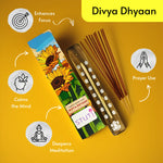 Divya Dhyaan Natural Incense Sticks – 40N + Stand