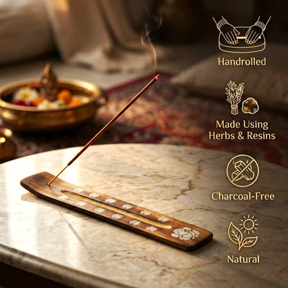 Pure Havan Natural Incense Sticks – 40N + Stand