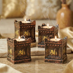 Terracotta Tulsi Arti Diya | Pack of 4