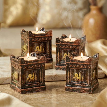 Terracotta Tulsi Arti Diya | Pack of 4