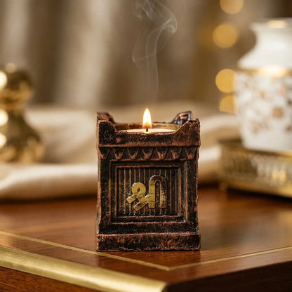 Terracotta Tulsi Arti Diya | Pack of 4